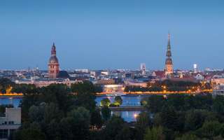 Отель Park Inn by Radisson Riga Valdemara Рига Стандартный номер с видом на Старый город-1